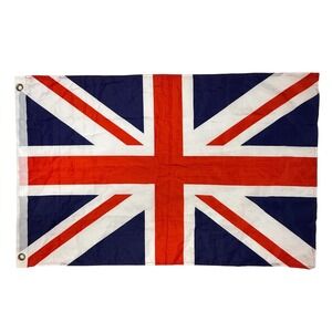 Union Jack British Flag United Kingdom Great Britain 2x3 ft Grommets Polyester